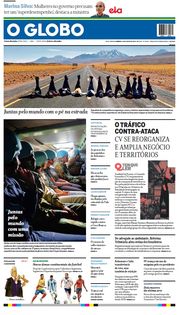 Capa do Jornal O Globo Edição 2024-07-14