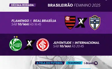 TV Brasil transmite duas partidas do Brasileirão Feminino neste sábado