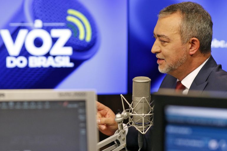 Brasília (DF), 18/03/2025 - Edegar Pretto, presidente da Companhia Nacional de Abastecimento (Conab), participa do programa A Voz do Brasil. Foto: Bruno Peres/Agência Brasil
