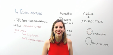 Camila Cavaliere, professora de Biologia, fala sobre Tecido Adiposo no Cai no Vestibular da TV Brasil