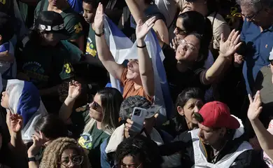 São Paulo (SP), 19/06/2025. 33ª Edição da Marcha para Jesus,  que vai percorrer a zona norte da cidade saindo do Metrô Luz e seguindo em direção à Praça Heróis da Força Expedicionária Brasileira, próxima ao Campo de Marte. . Foto: Paulo Pinto/Agência Brasil
