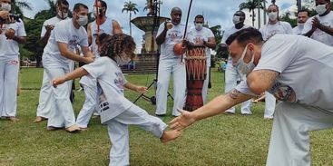 Roda de capoeira em Vassouras/Divulgação / TV Brasil Roda de capoeira em Vassouras