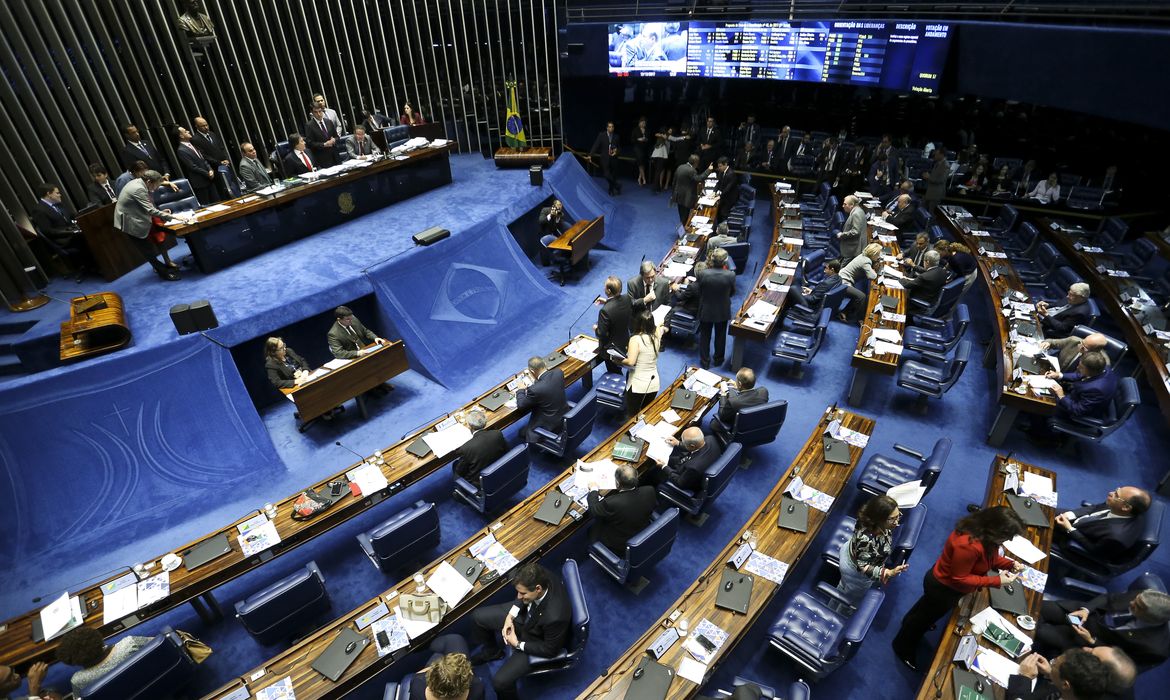 Brasília - Senado realiza sessão deliberativa extradordinária (Marcelo Camargo/Agência Brasil)