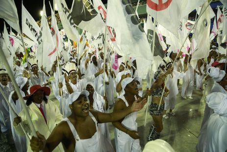 Desfile da Acadêmicos do Salgueiro no Carnaval 2019 no Rio de Janeiro
