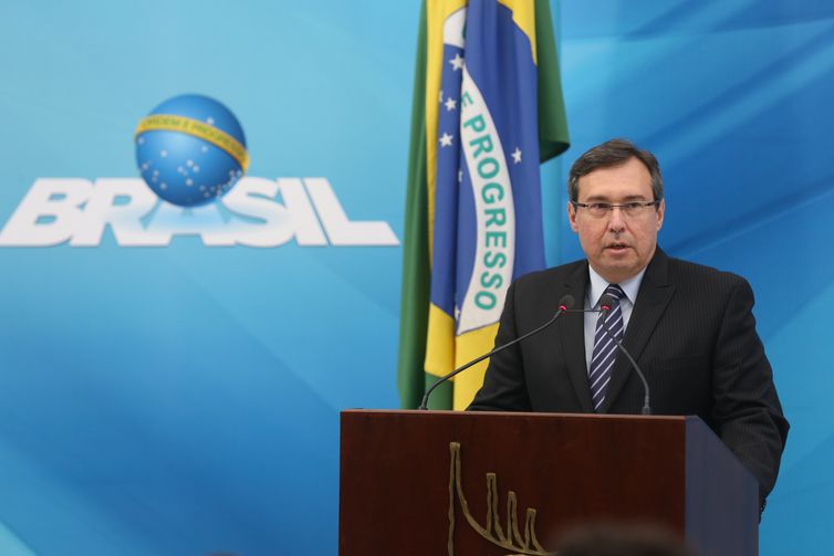 Brasília - O porta-voz da Presidência da República, Alexandre Parola, durante briefing no Palácio do Planalto (Valter Campanato/Agência Brasil)