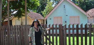 Mara Régia visita casa de Chico Mendes em Xapuri, no Acre