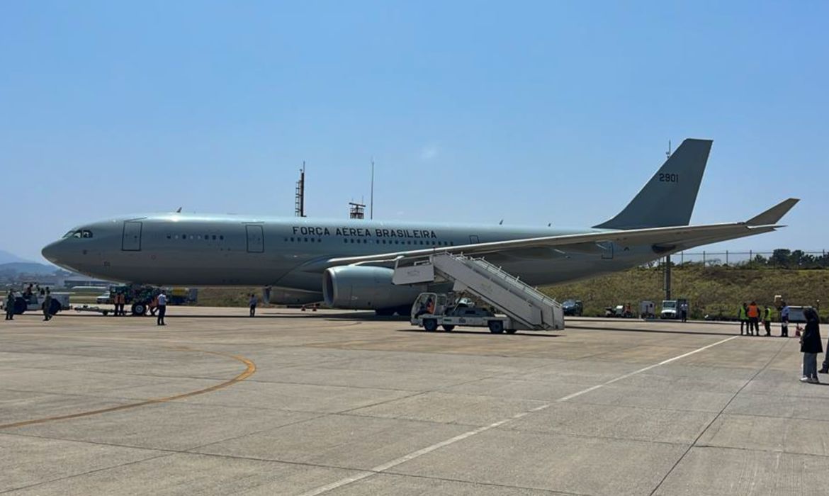  Brasília-DF 06/10/2024 Aeronave KC-30 da Força Aérea Brasileira (FAB). Foto FAB