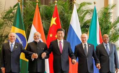 Líderes do Brasil, Rússia, Índia, China e África do Sul, países que integram o Brics, reúnem-se antes da Cúpula do G20