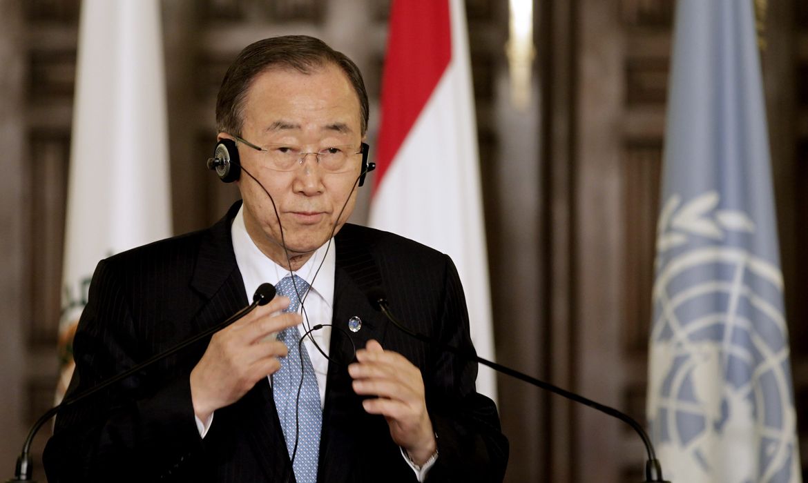 Ban Ki-moon em Beirute
