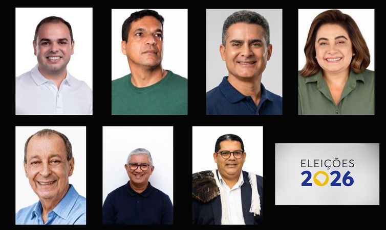 Sete candidatos concorrem ao governo do Amazonas; veja quem são
