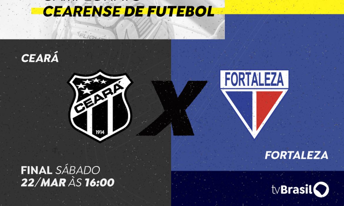 Fortaleza (CE) 21/03/2025 - TV Brasil exibe Ceará X Fortaleza na grande final do Campeonato Cearense de Futebol.  TV Brasil