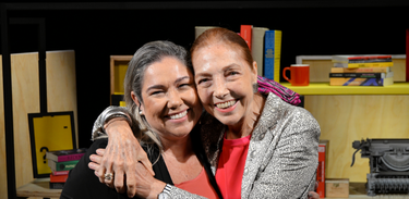 Katy Navarro e a escritora Marina Colasanti no Trilha de Letras