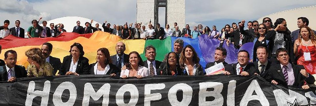 Brasília (Arquivo) - Participantes do 6º Seminário Nacional LGBT sobre os direitos dos homossexuais, realizado na Câmara.