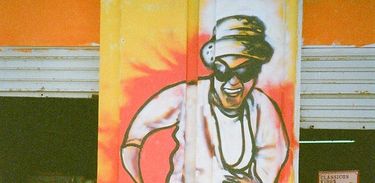 Chico Science - Grafite representa cantor pernambucano