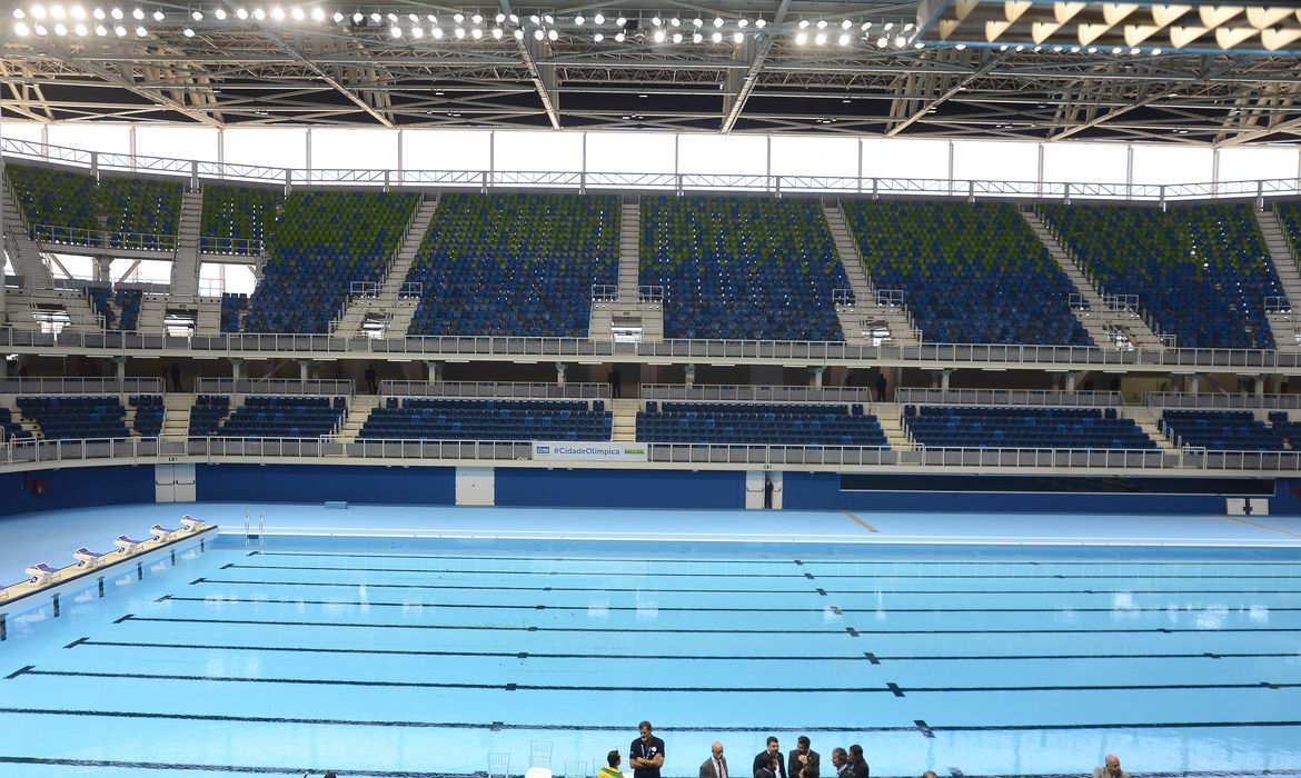 Rio de Janeiro - Inauguração do estádio aquático, no Parque Olímpico da Barra  (Tânia Rêgo/Agência Brasil)