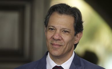 Brasília (DF), 11/07/2023 - O ministro da Fazenda, Fernando Haddad, durante coletiva após reunião para tratar da tramitação da reforma tributária no Senado. Foto: Marcelo Camargo/Agência Brasil