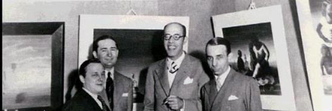 Cândido Portinari, Antônio Bento, Mário de Andrade e Rodrigo Melo Franco em1936