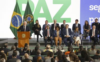 Brasília (DF), 21/07/2023 - O presidente Luiz Inácio Lula da Silva participa de cerimônia de lançamento do Programa de Ação na Segurança (PAS), no Palácio do Planalto. Foto: Marcelo Camargo/Agência Brasil