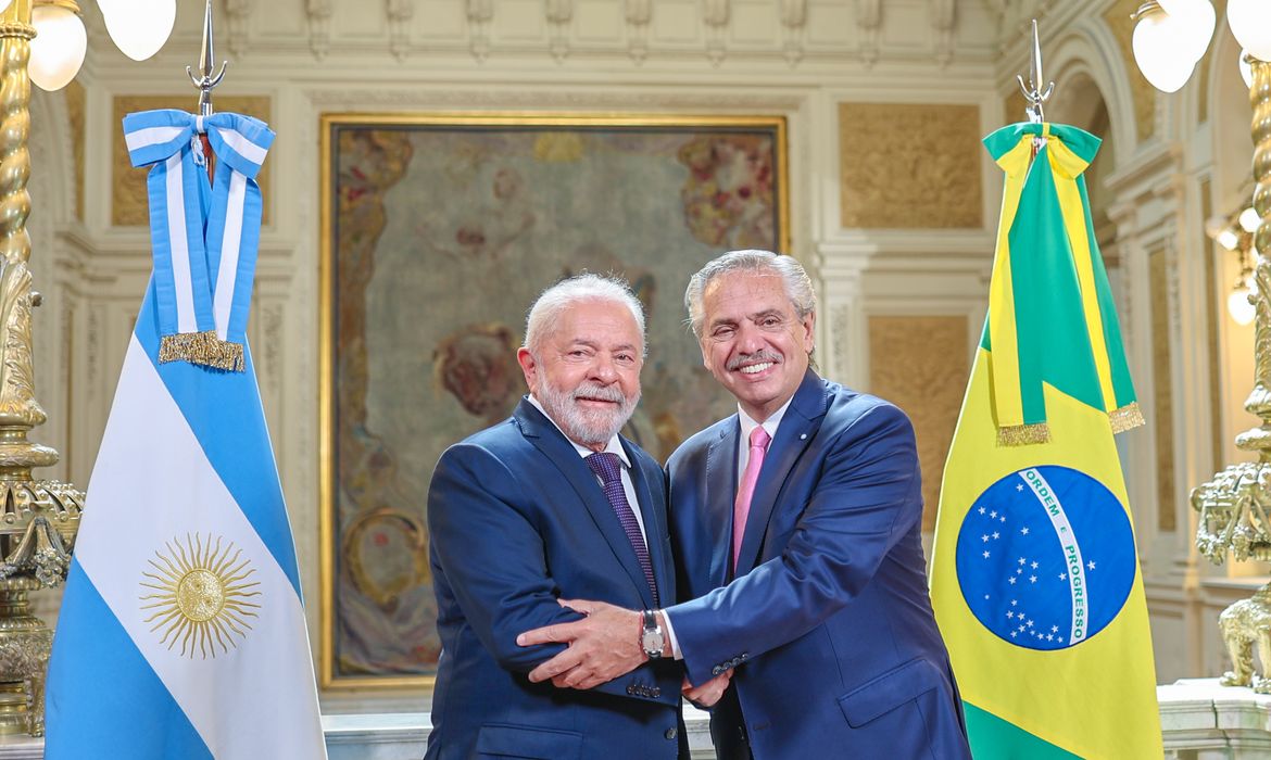  Presidente da República, Luiz Inácio Lula da Silva durante reunião com o Presidente da República Argentina, Alberto Fernández