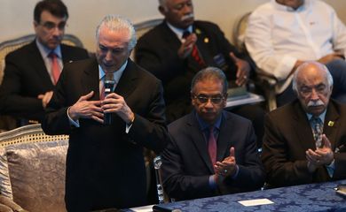  O presidente Michel Temer, participa da Assembleia Geral Extraordinária da Convenção Nacional das Assembleias de Deus no Brasil (Conamad), em Brasília.