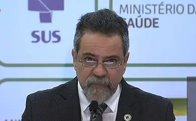 O secretário-executivo da Saúde, Elcio Franco