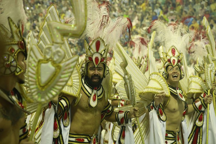 Desfile da Unidos do Viradouro no Carnaval 2019 no Rio de Janeiro