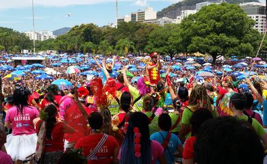 Rio de Janeiro - Bloco do Sargento Pimenta comemora 7º carnaval e 50 anos do álbum dos Beatles (Akemi Nitahara/Agência Brasil)