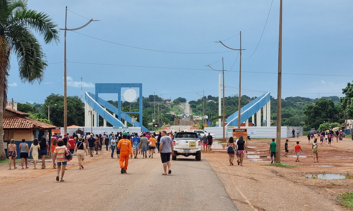 Obra de reconstrução da ponte entre MA e TO já está 90% concluída