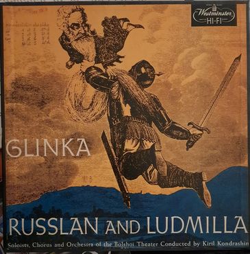 Ópera Russlan e Ludmilla - capa de disco