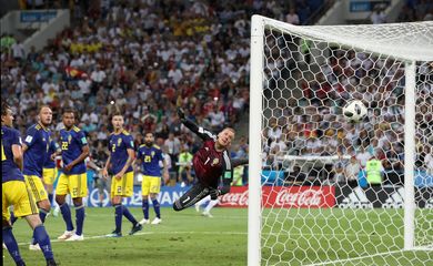 Copa 2018, Alemanha e Suécia, Gol Alemanha    REUTERS/Francois Lenoir