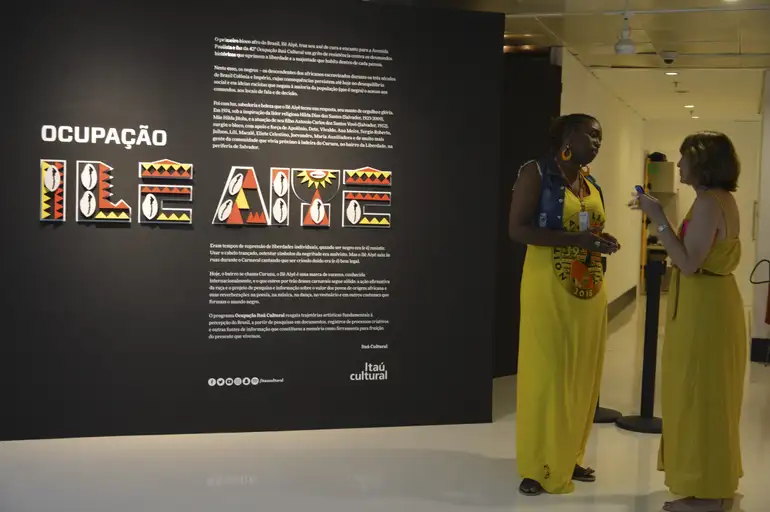A Ocupação Ilê Aiyê comemora os 40 anos de existência do primeiro bloco de carnaval afro do Brasil, que é símbolo da luta e resistência contra o racismo, no Itaú Cultural.