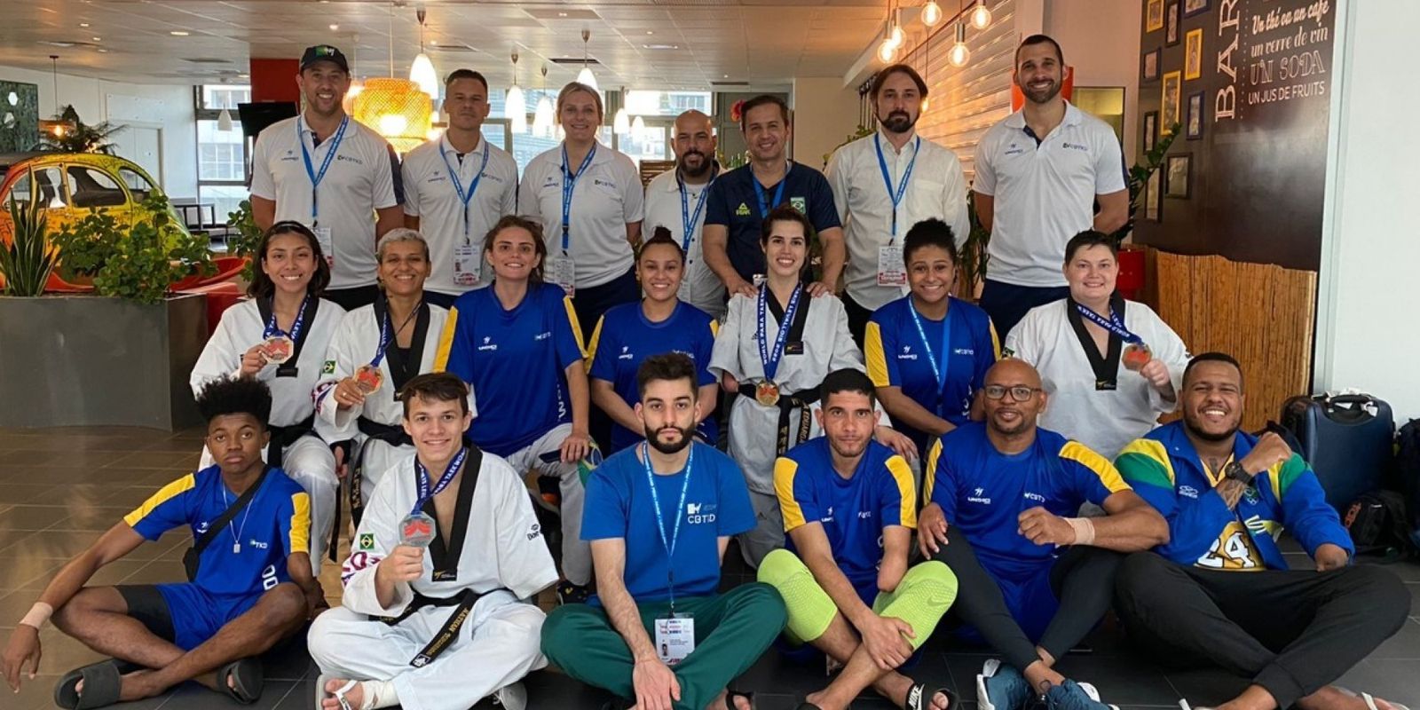 Le Brésilien bat le tétra mondial et remporte le Grand Prix de Parataekwondo