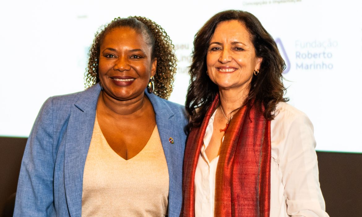 São Paulo (SP), 20/02/2025 - Ministra da Cultura Margareth Menezes e a ministra da Cultura de Portugal Dalila Rodrigues participam do II Diálogos Culturais Luso-Brasileiros. Foto: Luciele Oliveira/MinC