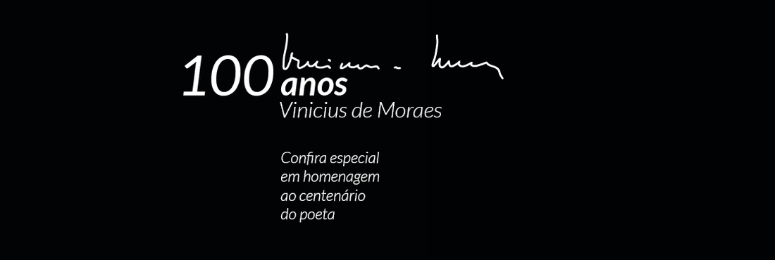 Banner - Vinicius de Moraes