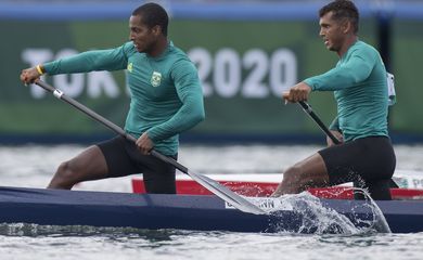 Isaquias Queiroz e Jacky Goldman - canoagem velocidade - C2 1000m - Tóquio 2020 - Olimpíada