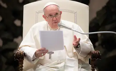 Pope Francis holds weekly audience at the Vatican
