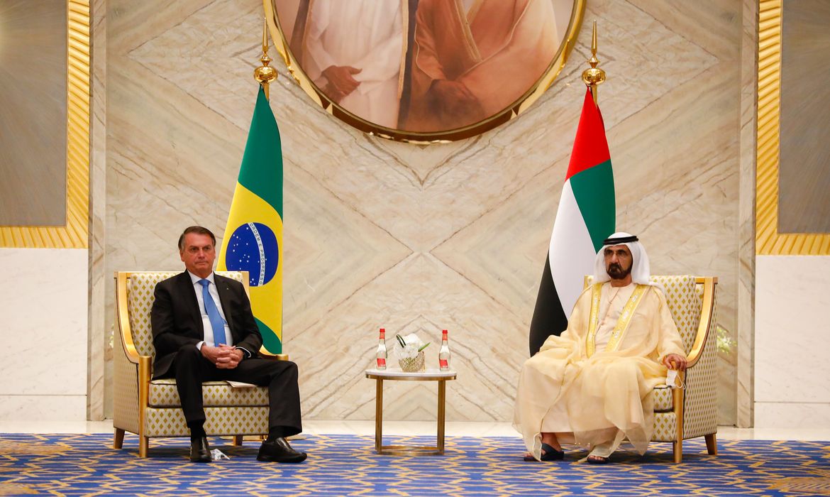 Reunião Bilateral do presidente Jair Bolsonaro com o Emir de Dubai, Mohammed bin Rashid Al Maktoum