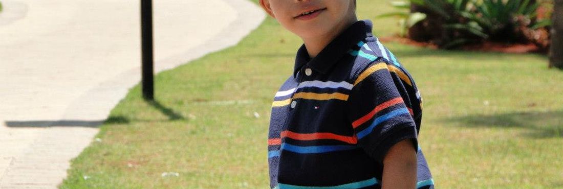Pedro Lima, 4 anos, tem síndrome de Down