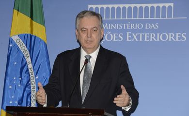 Ministro das Relações Exteriores, Luiz Alberto Figueiredo Machado, fala sobre  participação do Brasil na Comissão de Chanceleres da UNASUL para acompanhamento da situação na Venezuela (Valter Campanato /Agência Brasil)