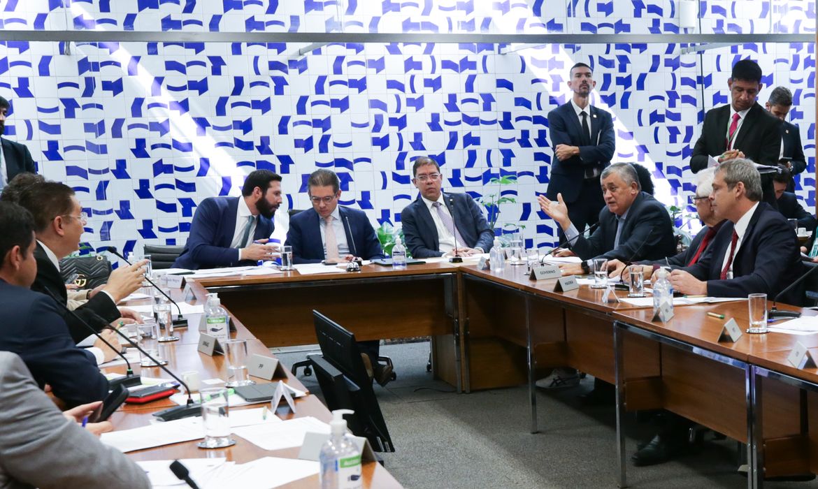 Brasília (DF), 12/06/2025  -  Presidente da Câmara dos Deputados, Hugo Motta, durante reunião com  líderes de partidos. Foto: Lula Marques/Agência Brasil