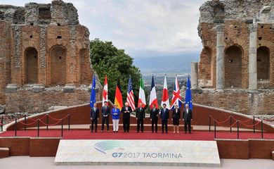 Líderes do G7 se reúnem em Taormina, na Itália