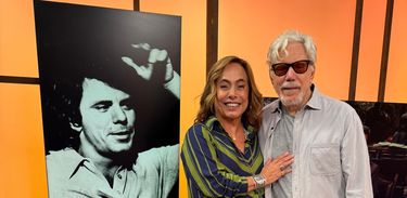 Cissa Guimarães e Reginaldo Faria no programa Sem Censura