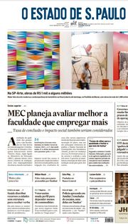 Capa do Jornal O Estado de S. Paulo Edição 2024-04-04
