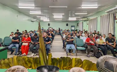 Brasília (DF), 30/04/2025 - Ministério da Justiça e Segurança Pública (MJSP) lança o primeiro Centro de Acesso a Direitos e Inclusão Social (Cais) Indígena da Estratégia Nacional Povos Indígenas na Política sobre Drogas.
Foto: Georgia Silva/MJSP