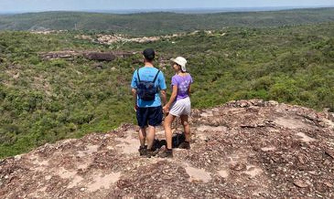 Katiuscia e Aramis na Chapada Diamantina