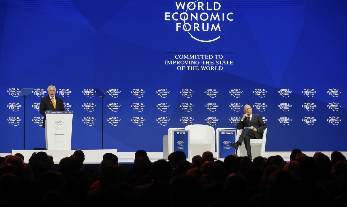 Davos - Presidente Michel Temer defende reformas em andamento no país durante Fórum Econômico Mundial 2018  (Beto Barata/PR)