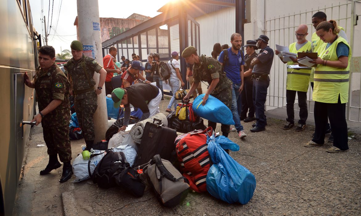 São Paulo - Chegada dos refugiados venezuelanos ao Centro Temporário de Acolhimento de São Mateus, zona leste (Rovena Rosa/Agência Brasil)