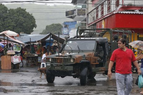 27/10/2023 Rio de Janeiro (RJ), Foto feita em 08/03/2014 - As Forças Armadas voltaram a ocupar a Vila Kennedy, zona oeste da cidade. (Foto: Tânia Rêgo/Agência Brasil)