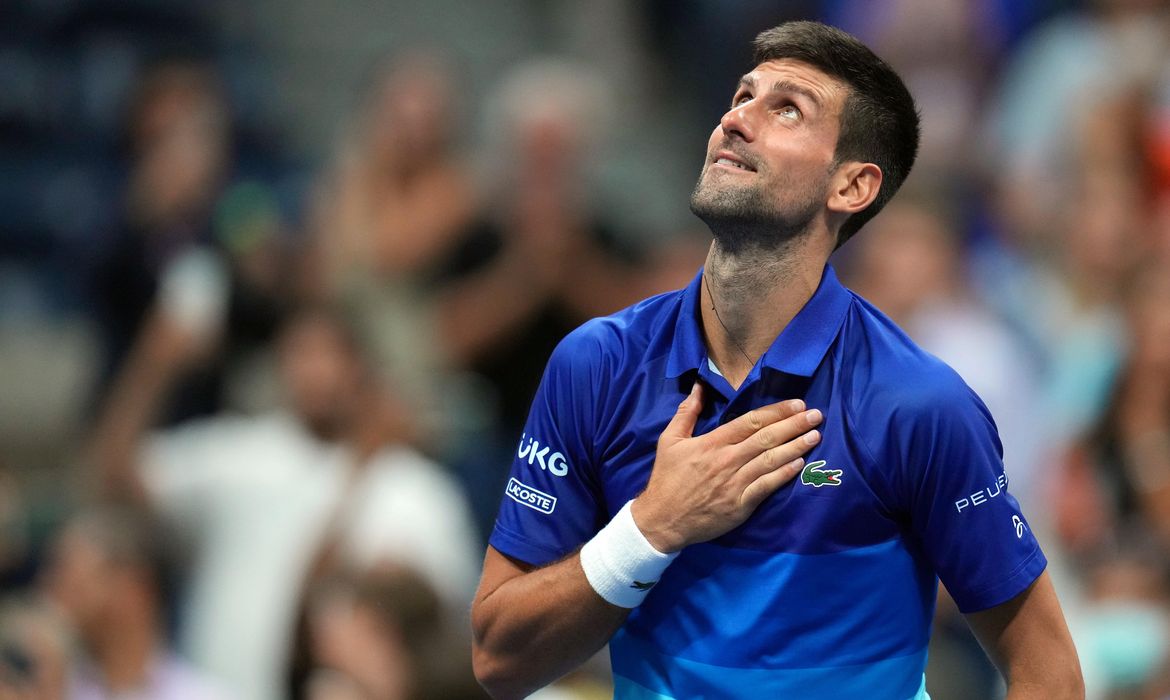 Novak Djokovic após vitória sobre Matteo Berrettini no US Open
