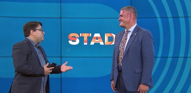 Wlamir Motta Campos, presidente da CBAt, durante entrevista na TV Brasil de São Paulo